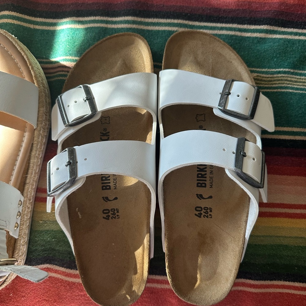White Birkenstocks